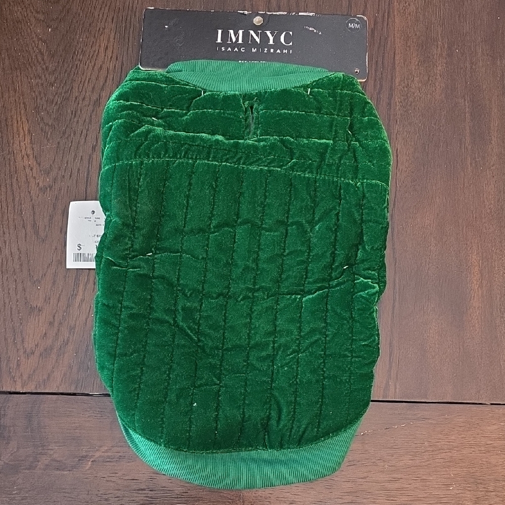 Isaac Mizrahi Green Dog Sweater